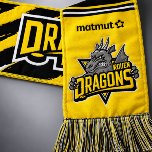 Écharpe Officielle 2026/2027 - Dragons de Rouen